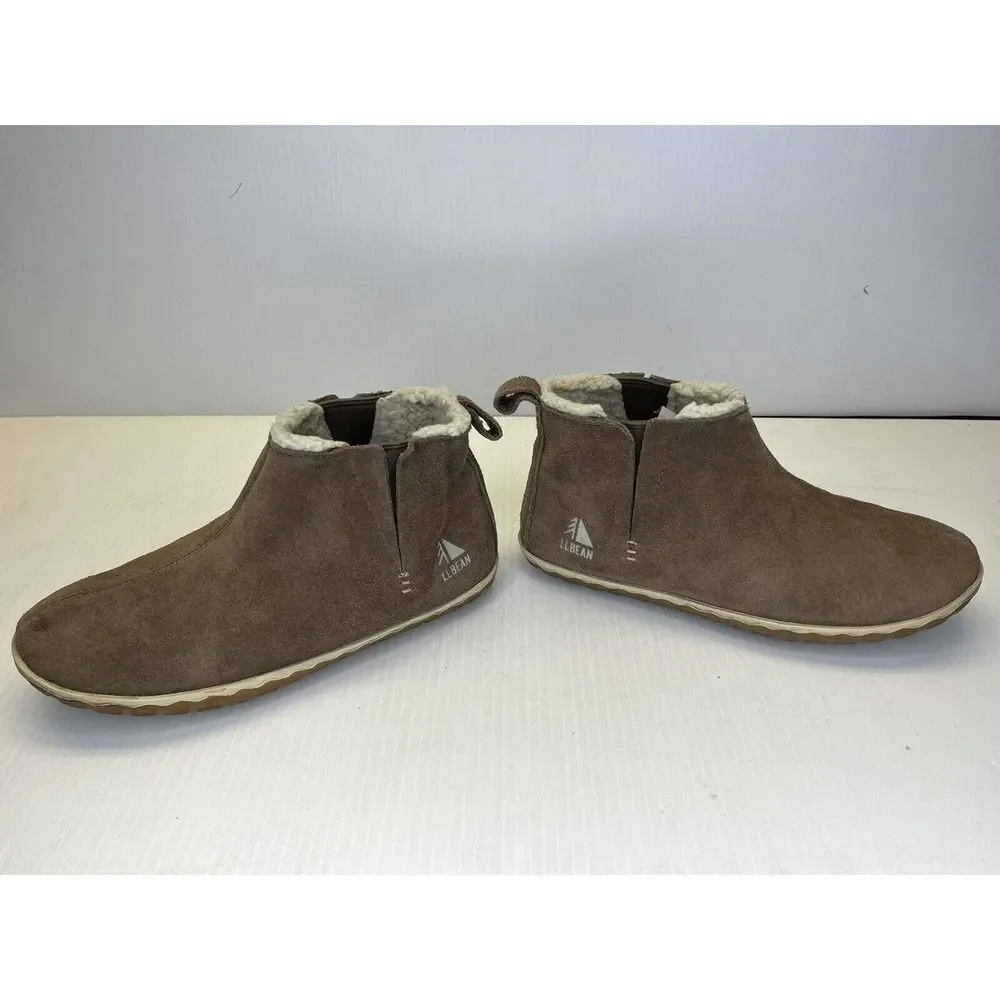 L L Bean Womens Mountain Boot Slipper Leather Size 6M